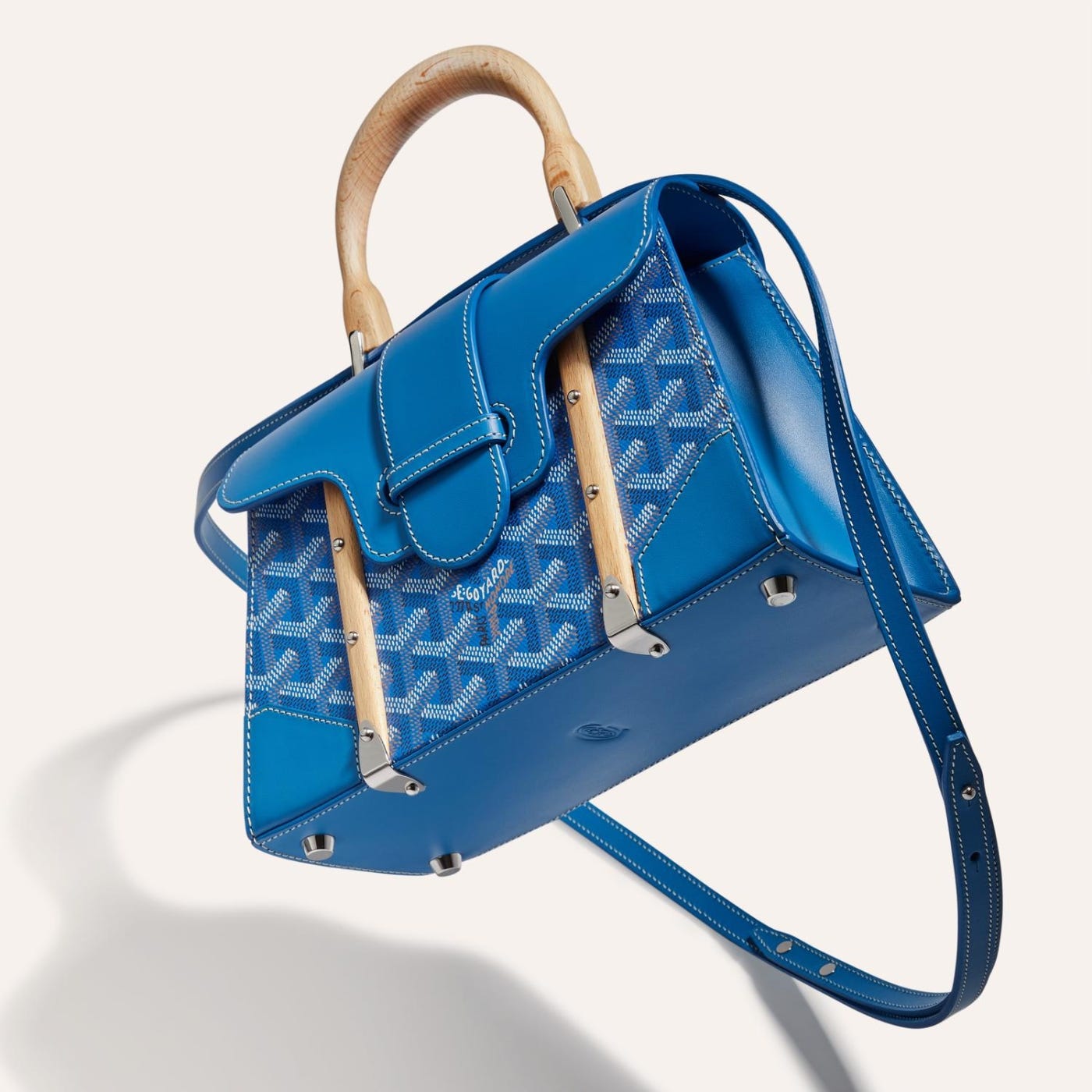 Goyard Saigon Structured Mini Bag Sky Blue - Image 5